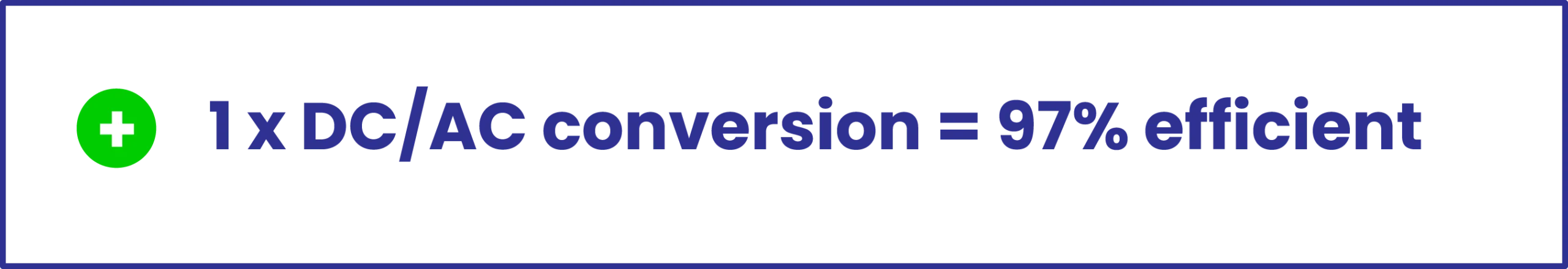 DC Coupled Efficiency